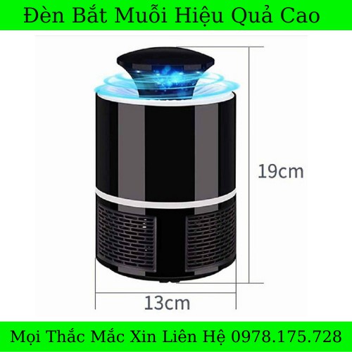 Đèn Bắt Muỗi Thông Minh Hình Trụ Sạc USB (Bảo Hành 12 Tháng)