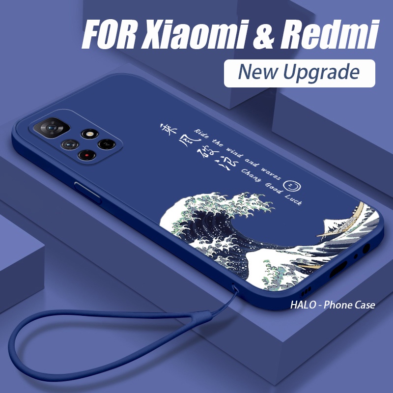 Redmi Note 11 Pro 5G Note 11/11S Ốp Điện Thoại Silicone Mềm Họa Tiết Sóng Biển Cho  Kanagawa Xiaomi Mi 12 Pro Mi 10T 11T Pro POCO F3 Note 10