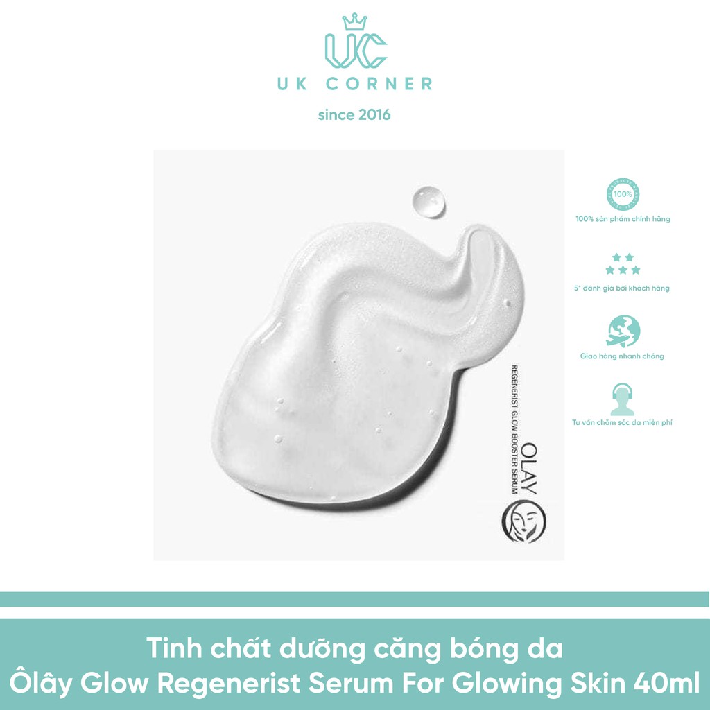 Tinh chất dưỡng căng bóng da Olay Glow Regenerist Serum for Glowing Skin 40ml