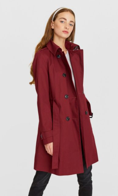 Áo khoác Stradivarius Lapel Collar Trench Coats