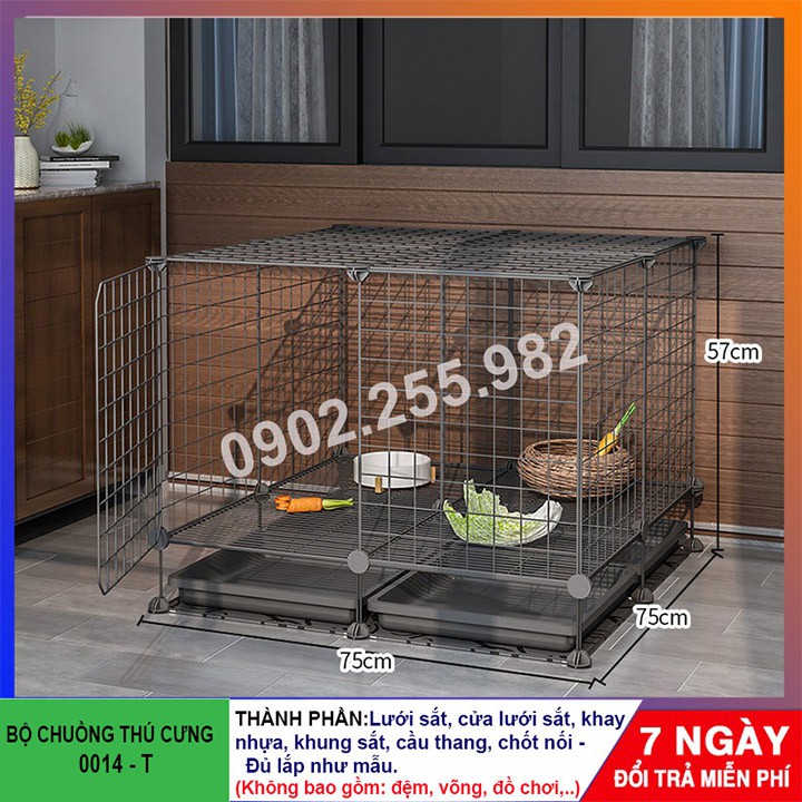 [MẪU MỚI VỀ ] CHUỒNG THÚ CƯNG, CHUỒNG CHO THỎ, SIÊU ĐẸP, CHẮC CHẮN MẪU  MỚI VỀ CÓ KHAY VỆ SINH BÊN NGOÀI, CỬA MỞ NGANG.