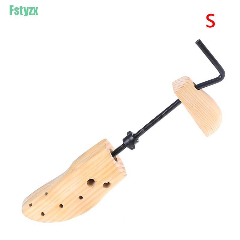 fstyzx Unisex women men wooden adjustable 2-way shoe stretcher shoe expander shaper