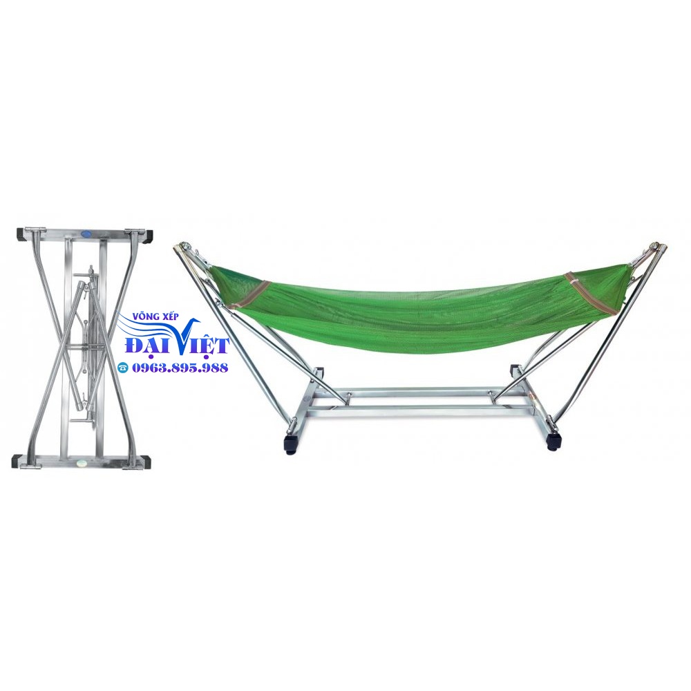 [FLASH SALE] Khung võng xếp inox vuông( ảnh thật)