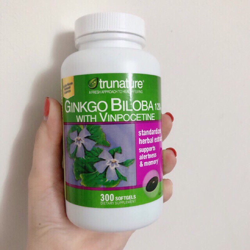 Viên uống bổ não ginko biloba 120mg của mỹ lọ 300 viên