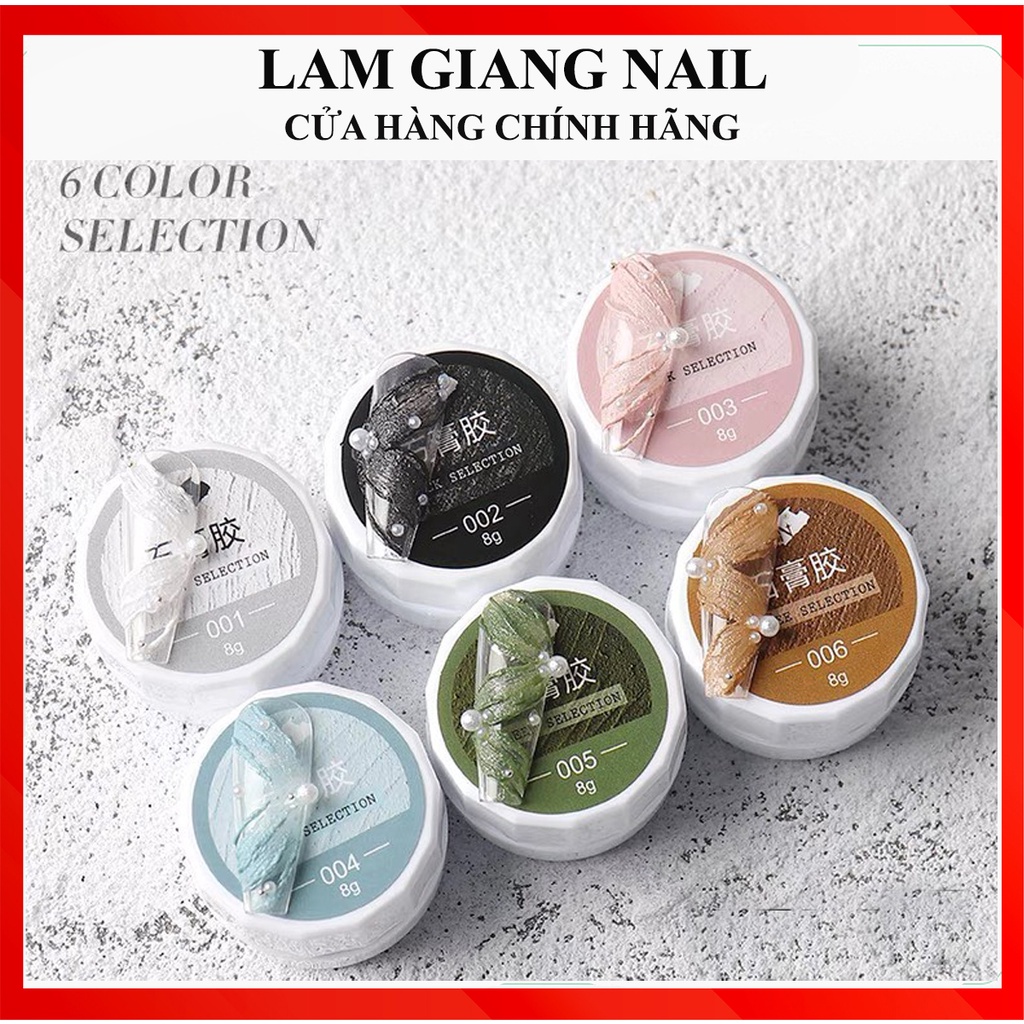 Gel đắp xi măng làm móng, gel đắo nổi 3D