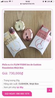 Phấn nước Ion de Cúhion Nhật bản