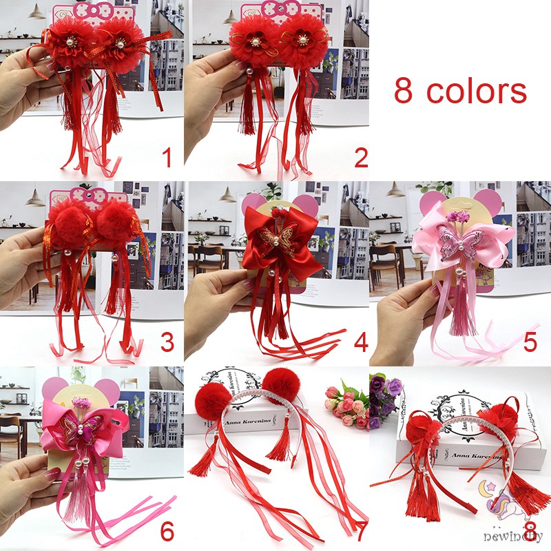 Cài tóc kiểu cách mới lạ từ Trung Quốc đại lục vải satin