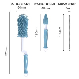 Cọ bình sữa Kichilchi 2 chi tiết
