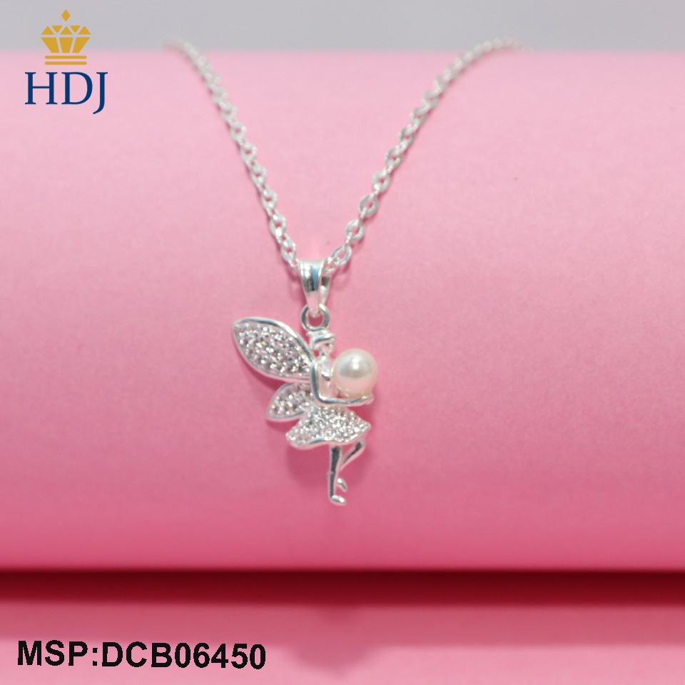 Vòng cổ bạc 925 nữ hình thiên thần Tinker Bell Necklace siêu đẹp DCB06450 - Trang sức HDJ