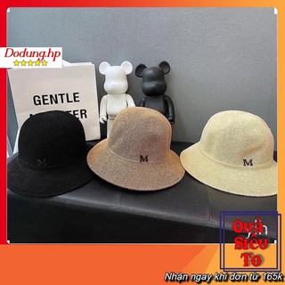 Mũ cói chữ M siêu hot