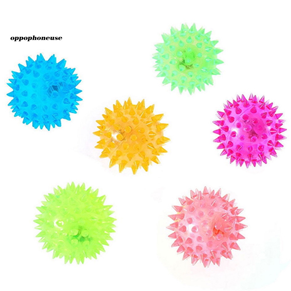 Quả Bóng Cao Su Có Chuông Và Đèn LED Cho Thú Cưng