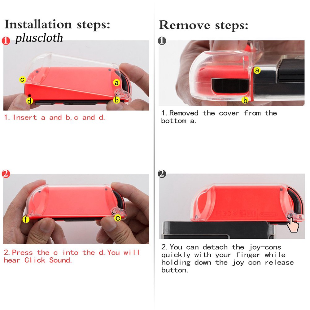 Ốp Bảo Vệ Bằng TPU Trong Suốt Dành Cho Nintendo NS Switch