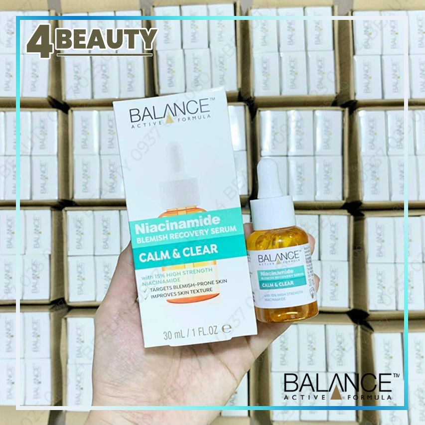 Serum Balance Niacinamide 15% Blemish Recovery ngừa mụn mờ thâm - 30ml