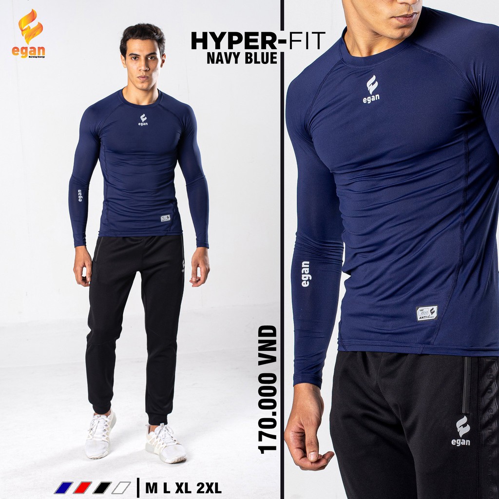 Áo Body Thể Thao Tay Dài Hyper-Fit Chống Tia UV