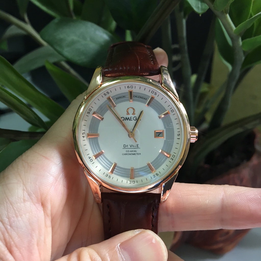 Đồng hồ nam - OMEGA - dây da cao cấp