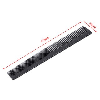 Set of 10 anti-static plastic hair combs