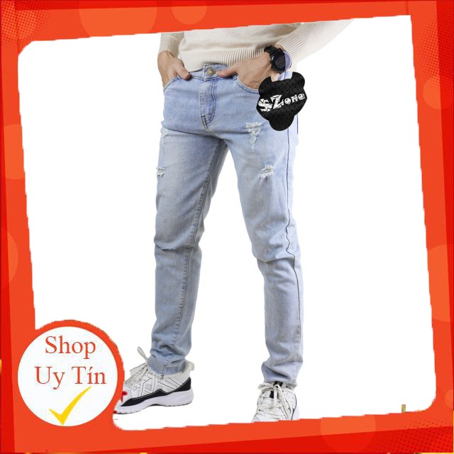 Quần Jeans Đen Nam Skinny Ôm Body Chất Co Giãn SZone SQ602