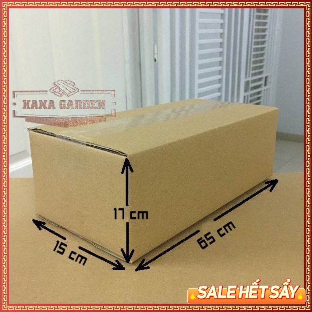 Bộ 10 Hộp Carton 3 Lớp [ĐẶC BIỆT] Kích Thước 65x15x17cm