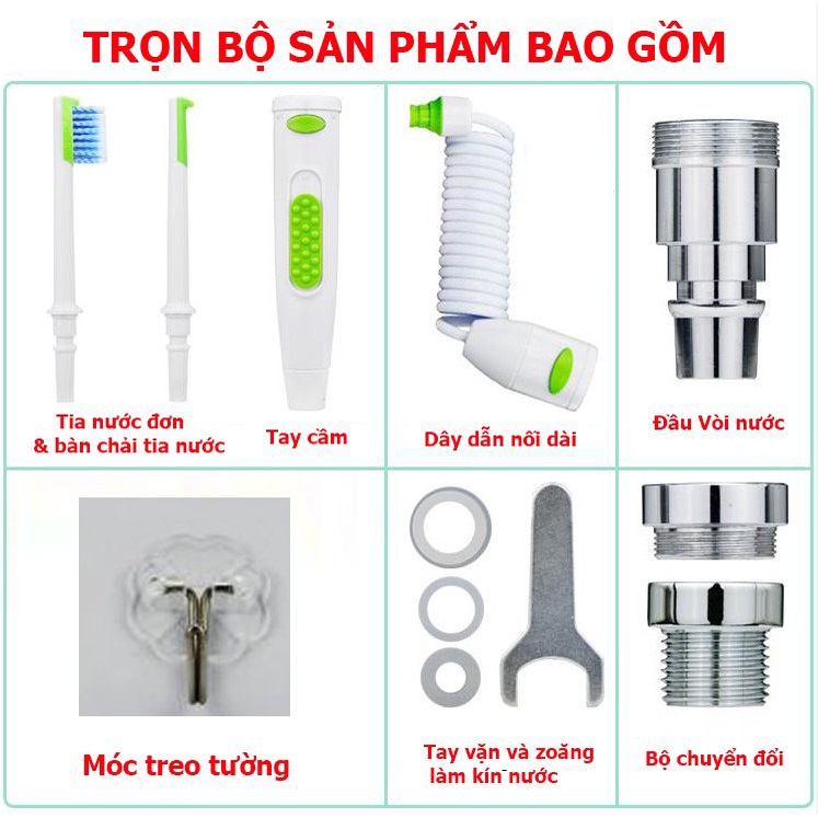 Thiết bị tăm nước Làm sạch răng miệng model WP188