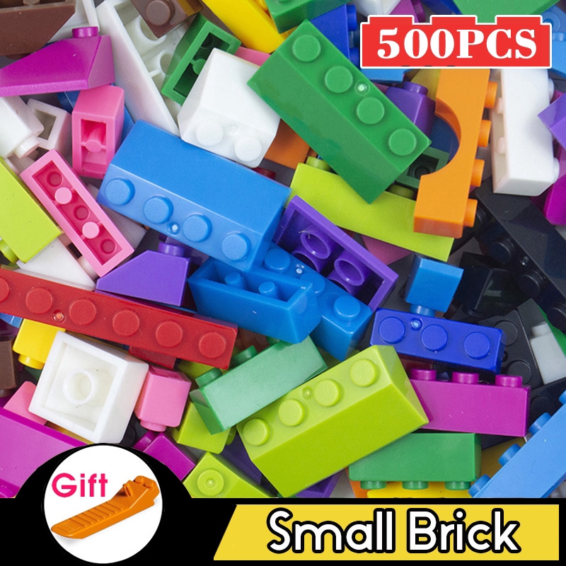 Set 500 khối lắp ráp nhiều màu sắc sáng tạo cho bé