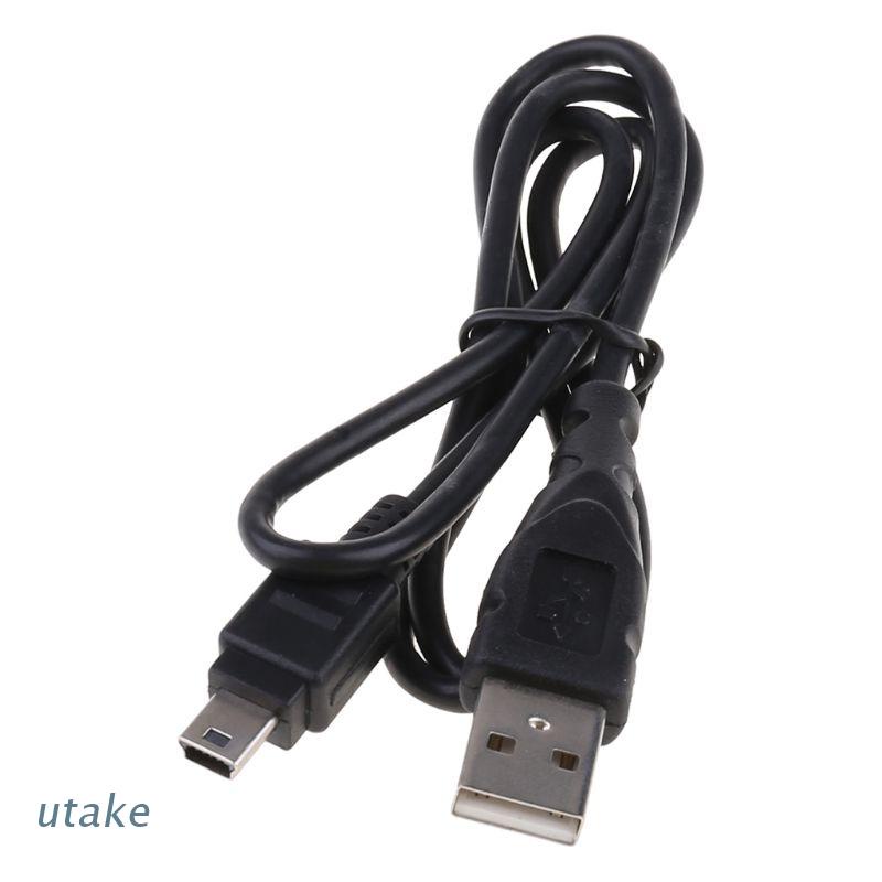 Dây Cáp Sạc Nhanh Utake 0.8m Mini Usb Sang Usb 5 Pin B Cho Máy Nghe Nhạc Mp3 Mp4 Trên Xe Hơi