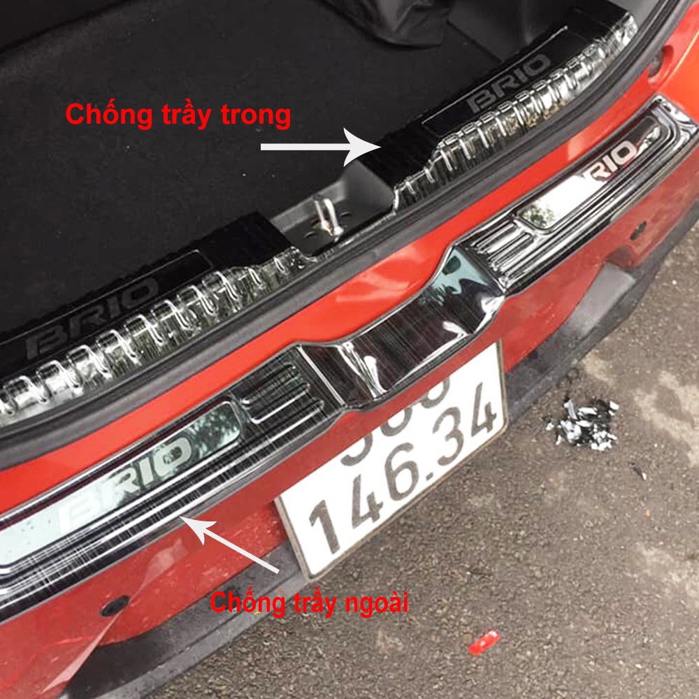 Chống Trầy Cốp Xe Honda Brio 2018 2019 2020 2021 Mẫu Titan