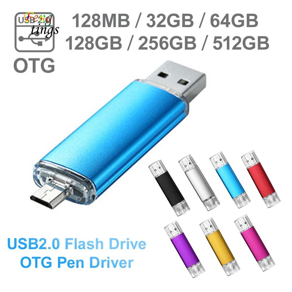 [AC} Micro USB 2.0 Flash Drive OTG Adapter U Disk Memory Thumb Stick Pen for Phone PC