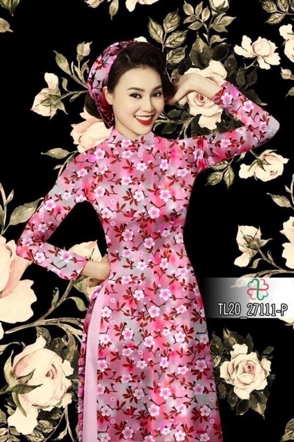 Vải Áo Dài Tằm Ý/ Lụa Nhật Hoa Đều