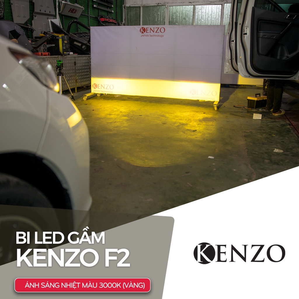 Bi-led gầm Kenzo F2 40W - gương cầu led xe ô tô xe máy biled oto Xlight GTR Redpro Red pro magic titan gold platium F10