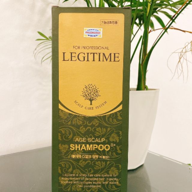 Dầu gội ngăn rụng tóc Legitime sạch gầu hết ngừa 520g (Dành cho Nam)