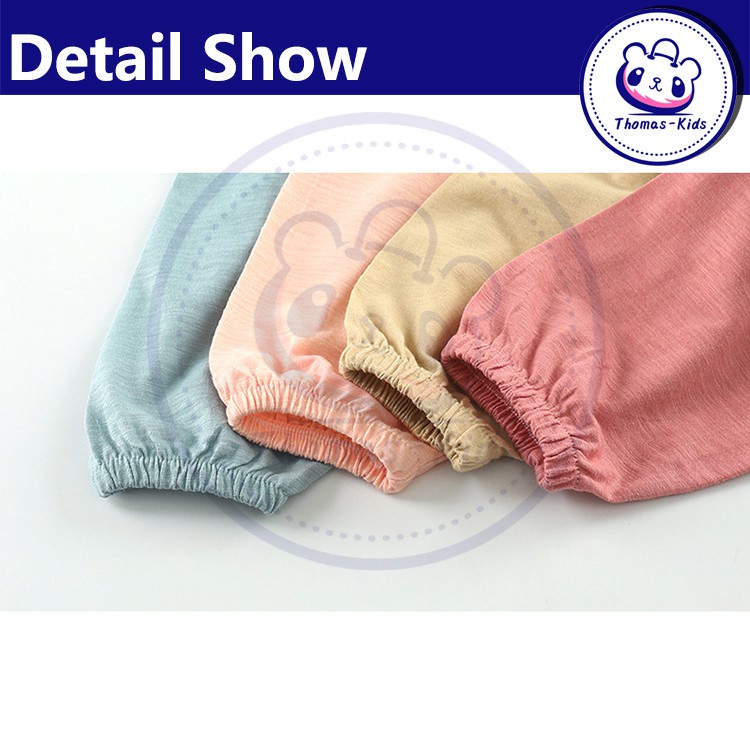 D308 thời trang mùa hè quần dài cotton bé trai thoải mái