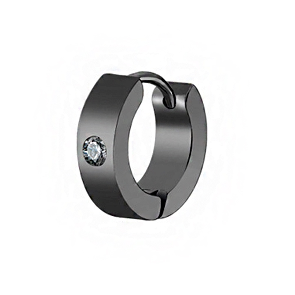 Khuyên Tai Tròn Bằng Thép Titan Chất Lượng Cao Cho Nữ