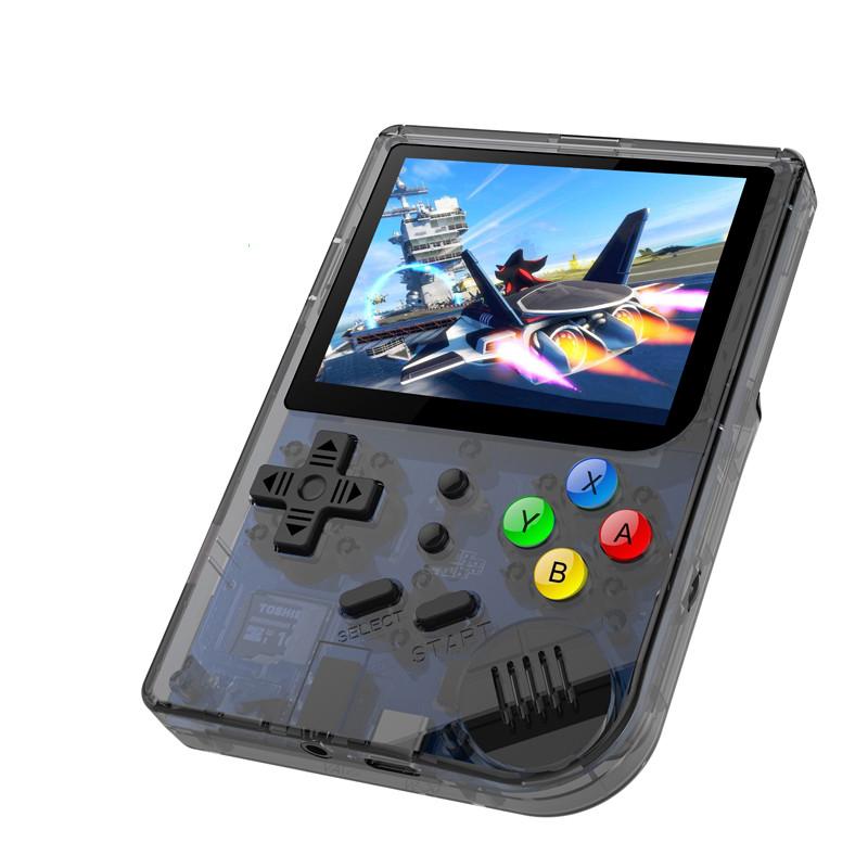 Bộ máy chơi game cầm tay RG-300 Linux màn hình 3inch bộ nhớ 16GB kèm dây cáp AV và dây sạc USB cùng phụ kiện