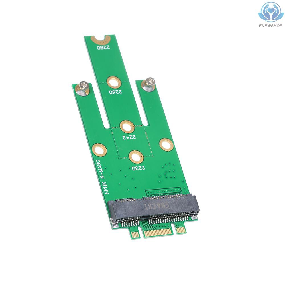 【enew】MSATA to NGFF Adapter Card Motherboard SATA to M.2 NGFF MSSD Converter