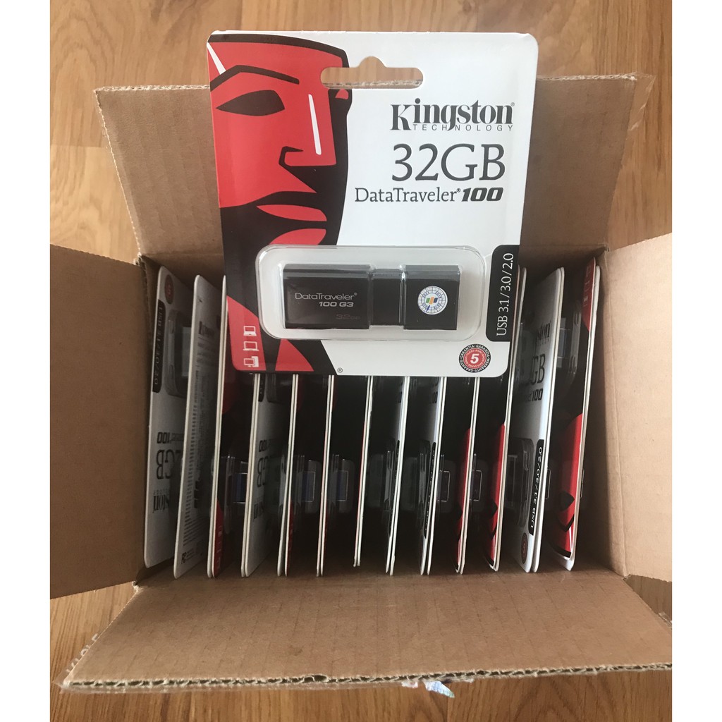 Hộp 25 Cái USB Kingston DT100G3 32GB 3.0/3.1 - Chính hãng | BigBuy360 - bigbuy360.vn