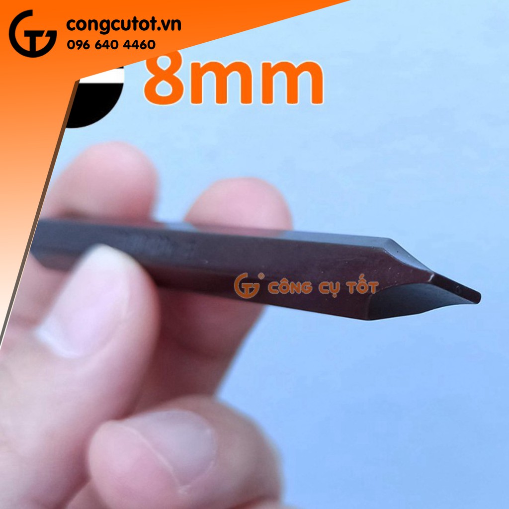 Mũi vít đóng 2 cạnh Standard si nâu