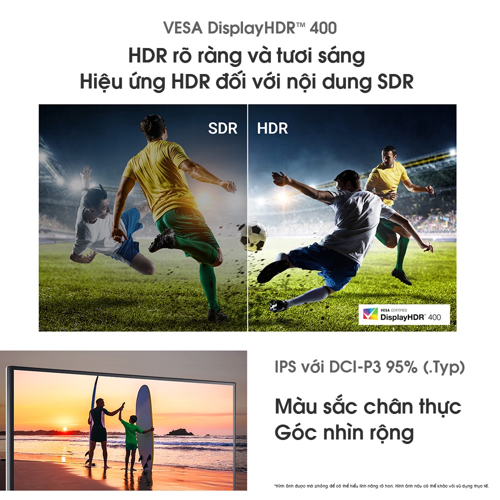 Màn Hình LG 27UP600-W 27'' 4K UHD IPS VESA DisplayHDR™ 400 - Hàng Chính Hãng