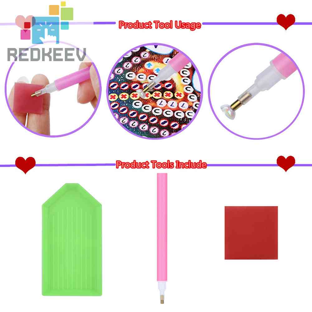 Bộ Tranh Đính Đá Tự Làm Toàn Diện Hình Phong Cảnh Trang Trí Nhà Cửa