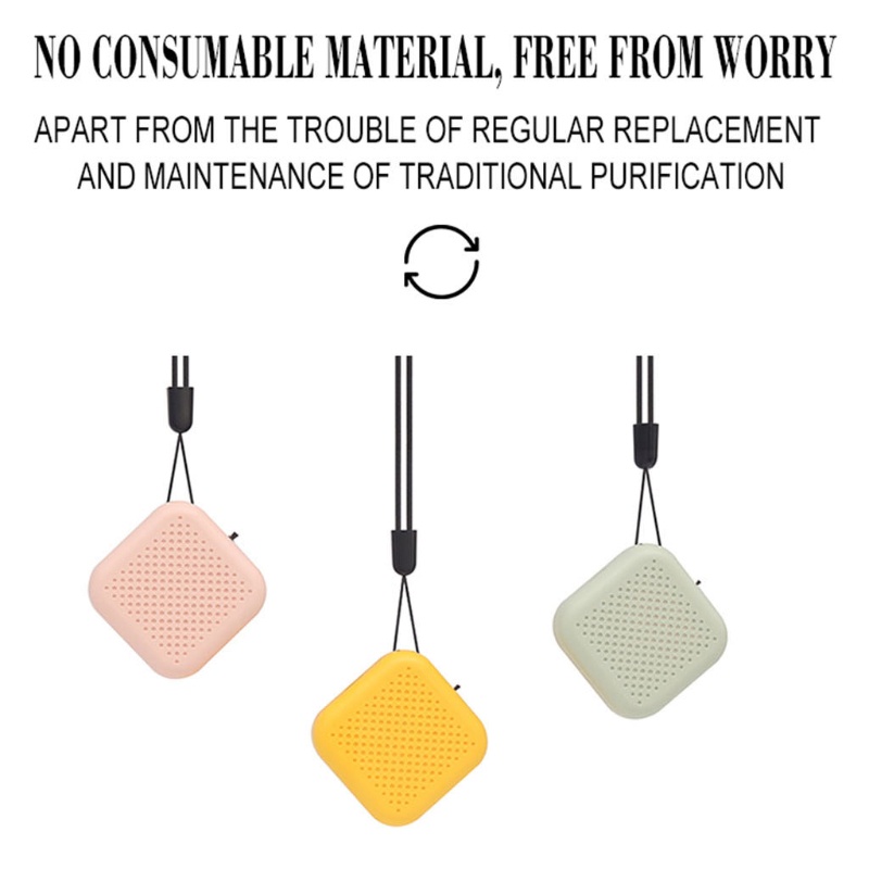 Máy Lọc Không Khí Khử Mùi Ion Âm Thiết Kế Nhỏ Gọn Tiện Dụng Cho Gia Đình