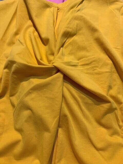 Đầm suông-váy cotton cổ tym xoắn lưng 4 màu-ảnh thật trải sàn | BigBuy360 - bigbuy360.vn