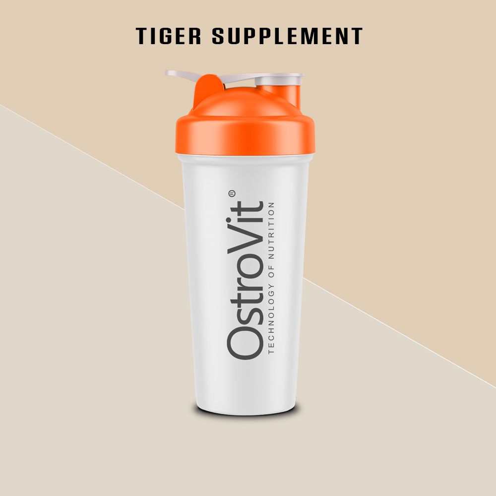 Bình lắc sữa Whey Ostrovit Trong Suốt 750ml - Bình nước tập gym chính hãng - Bình lắc whey, bcaa, pre workout giá tốt