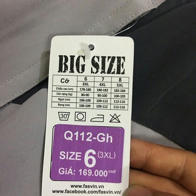 Quần short nam - BIG SIZE- có size cho vòng bụng 115 cm- FASVIN
