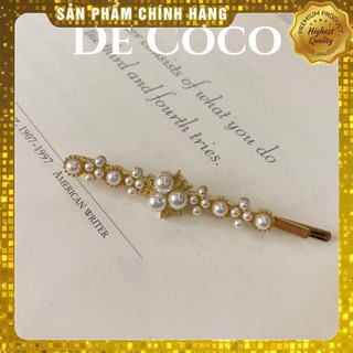 [Bản Mới Nhất] Kẹp tóc đính hạt trai De Coco