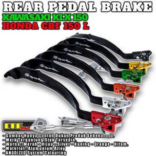 Bàn Đạp Phía Sau Bằng Nhôm Chuyên Dụng Cho Xe Kawasaki KLX - HONDA CRF 150 L Đen