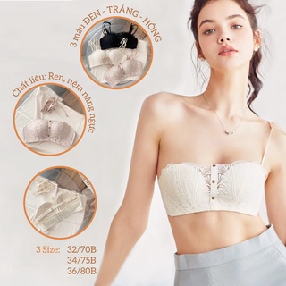 Áo ngực quây chống tụt hở lưng ren cao cấp thanq293