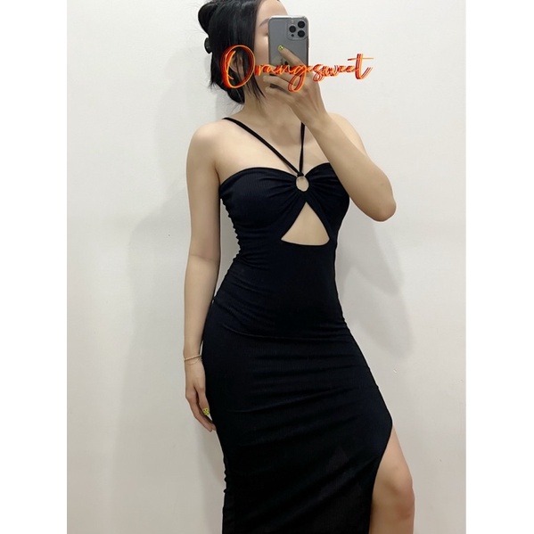 Đầm body khoen tròn cá tính  Ktron