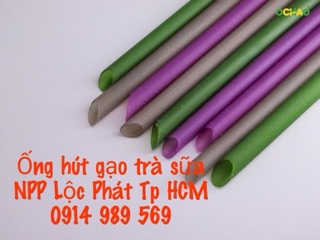 ( SIZE Trà Sữa ) Ống hút bột gạo ochao