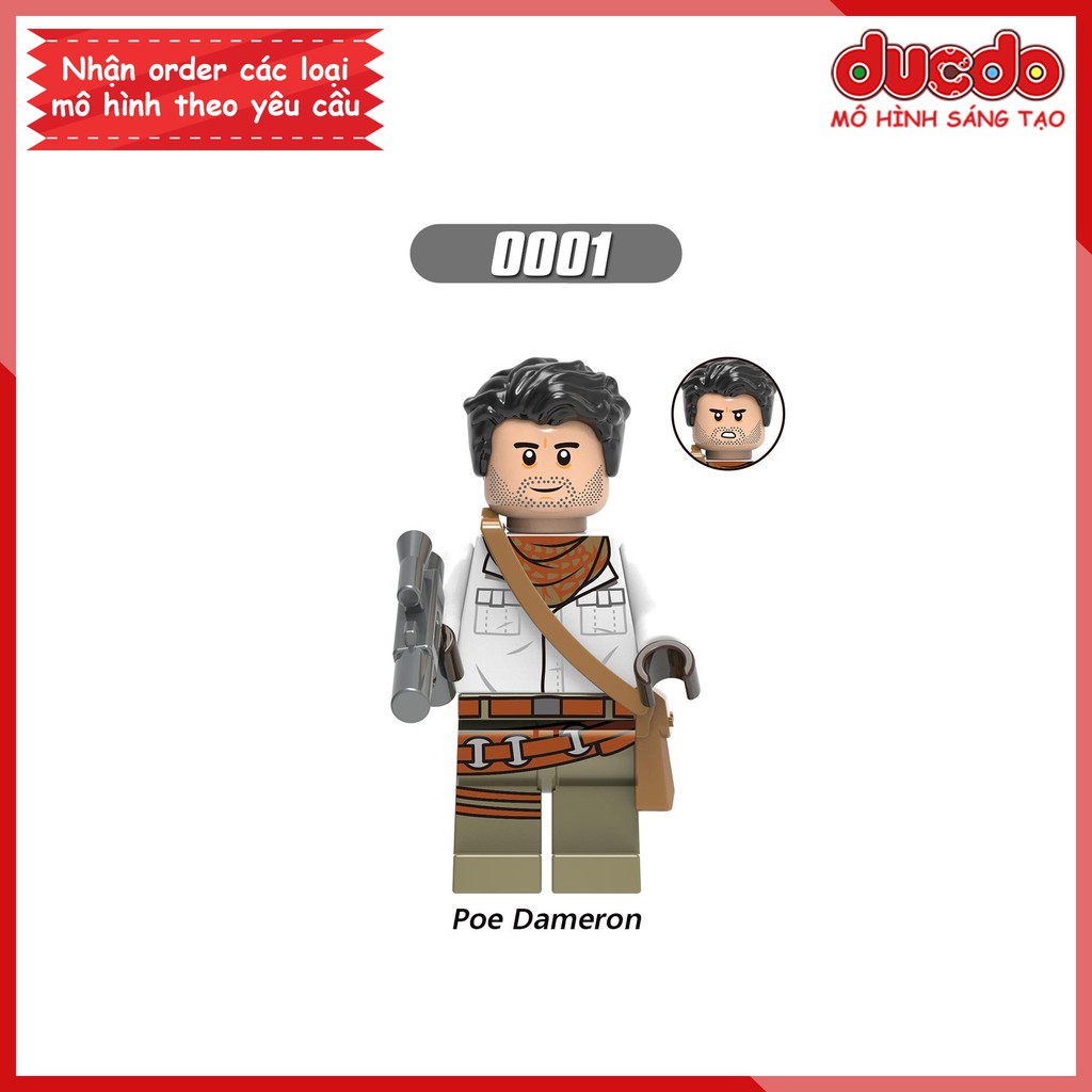 Minifigures các nhân vật trong Star War full trang bị - Đồ chơi Lắp ghép Xếp hình Mô hình Mini Iron Man G001-G008