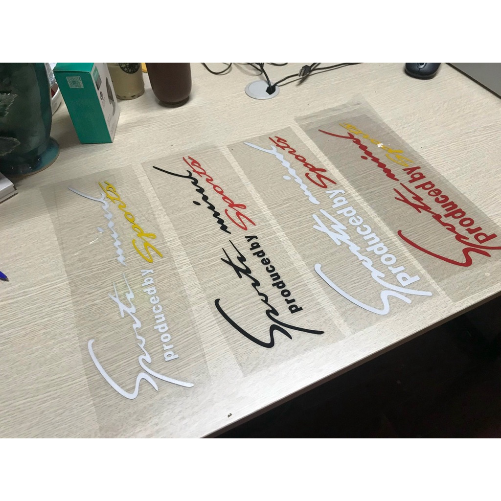 Tem dán decal Sport mind prodeced by Sports - tem dán nắp capo tạo điểm nhấn, nổi bật khỏe khoắn hơn