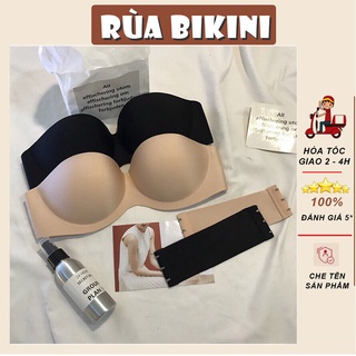 Áo ngực cúp ngang siêu đẹp - Áo lót cup nâng ngực không dây kèm quai trong mặc hở vai 218